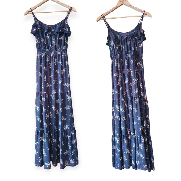 Guess Black Floral Maxi Dress - Picture 2 of 14